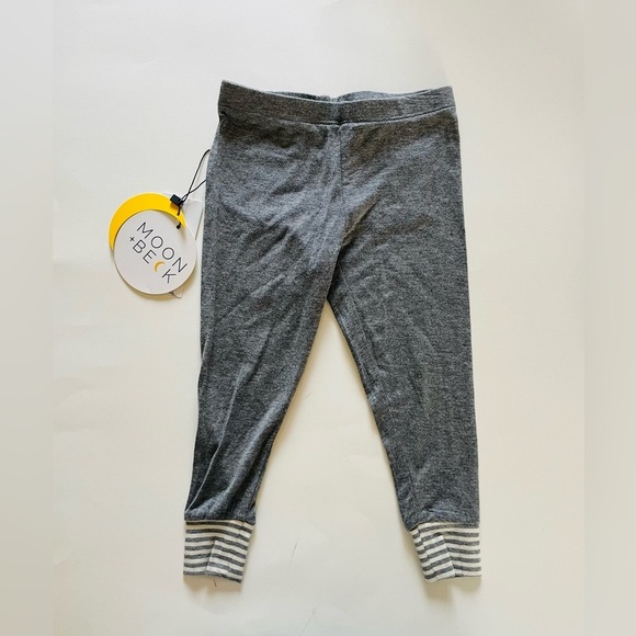 Moon + Beck Grey Soft Jogger Leggings - Picture 1 of 4